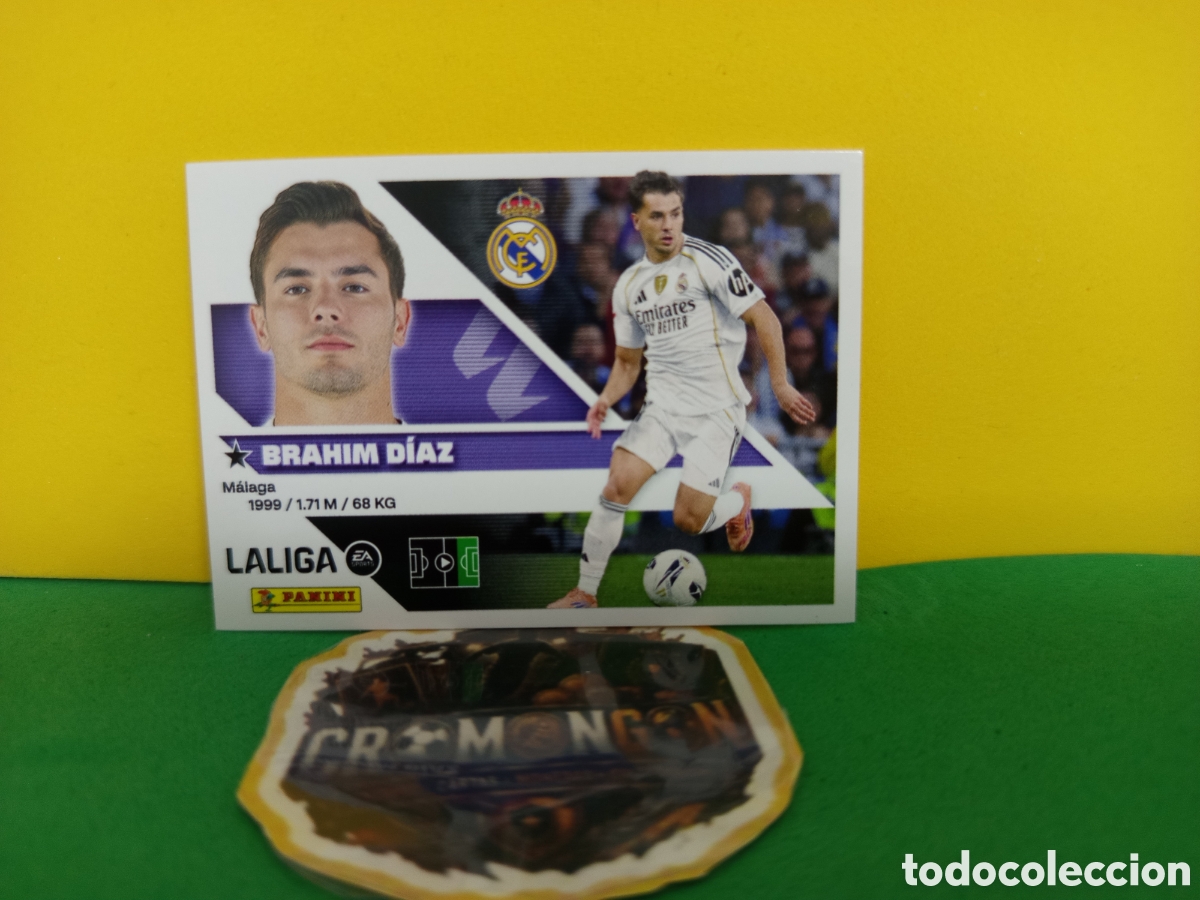 Cromos de f&uacute;tbol: ❇️ CROMO ⚽ BRAHIM D&Iacute;AZ MADRID LIGA 26 27 2026 2027 EDICIONES ESTE PANINI SIN PEGAR❇️