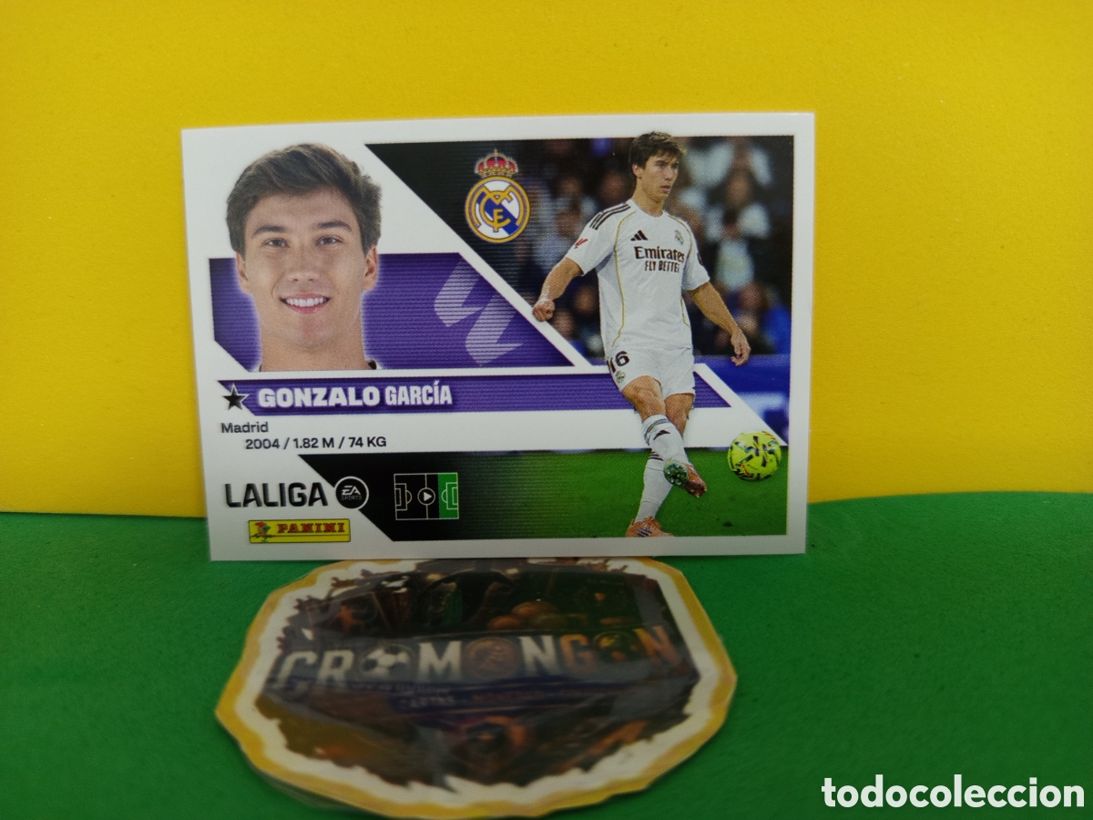 Cromos de f&uacute;tbol: ❇️ CROMO ⚽ GONZALO MADRID LIGA 26 27 2026 2027 EDICIONES ESTE PANINI SIN PEGAR❇️