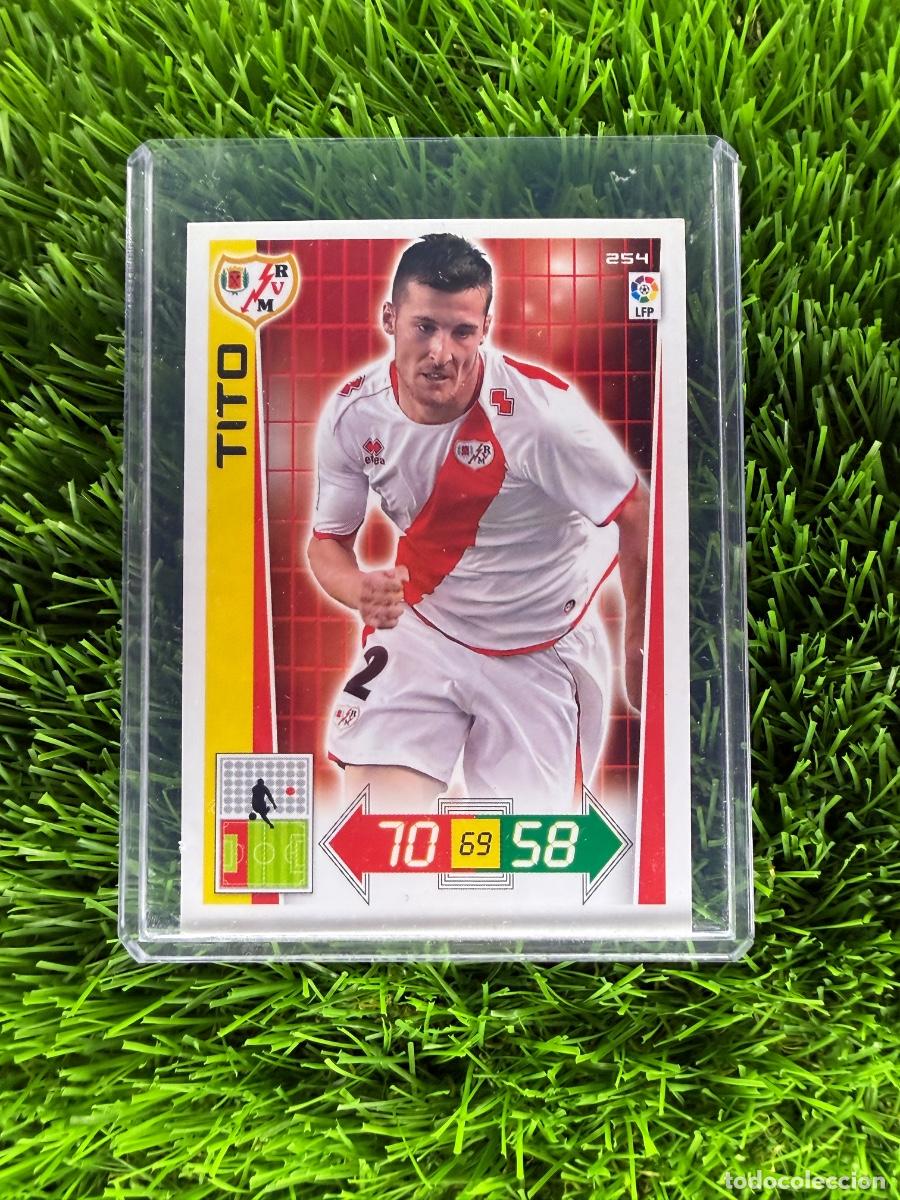 Cromos de f&uacute;tbol: N&ordm; 254 Tito Rayo Vallecano Adrenalyn XL 12 13