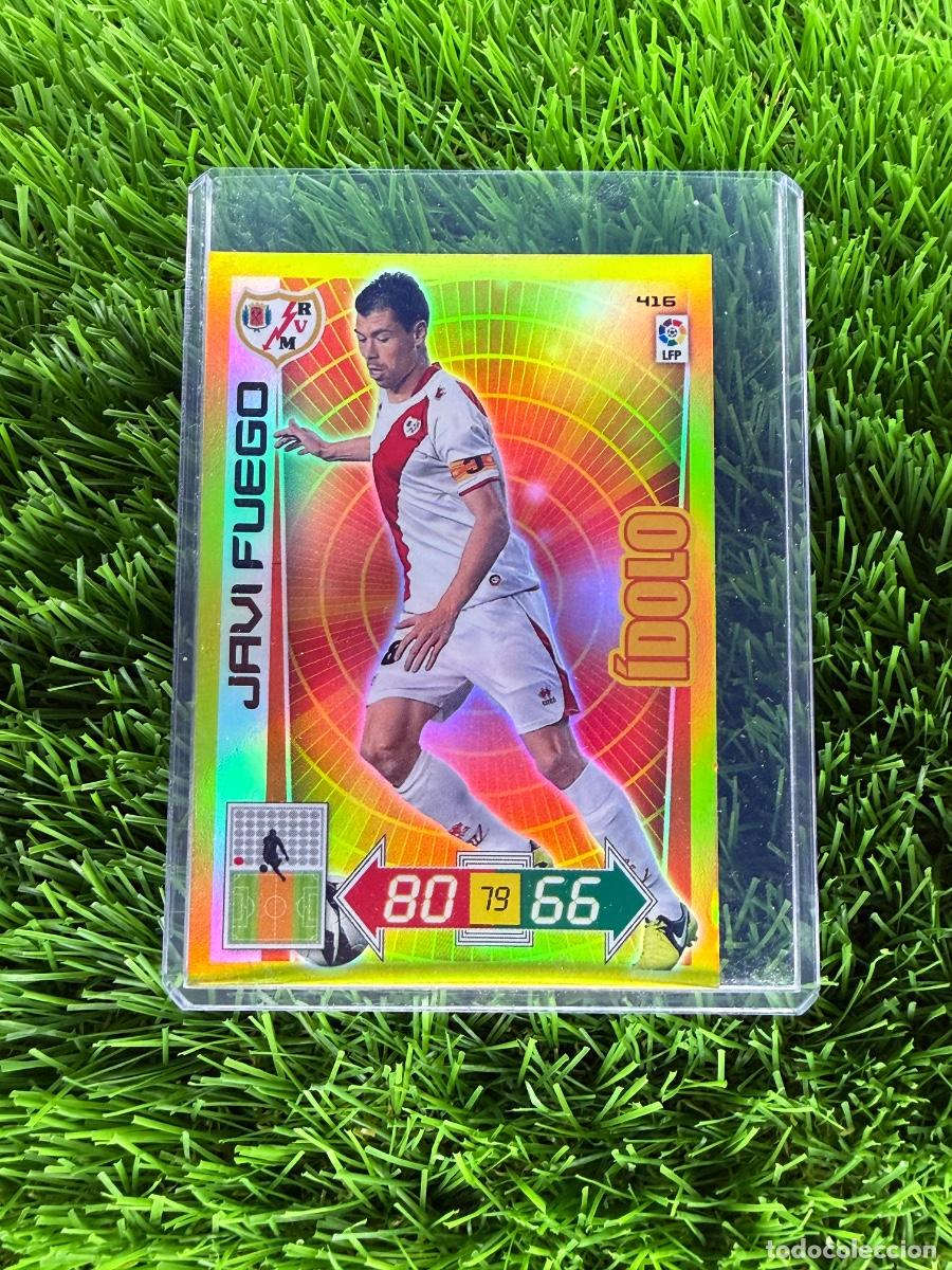 Cromos de f&uacute;tbol: N&ordm; 416 Javi Fuego &Iacute;dolo Rayo Vallecano Adrenalyn XL 12 13