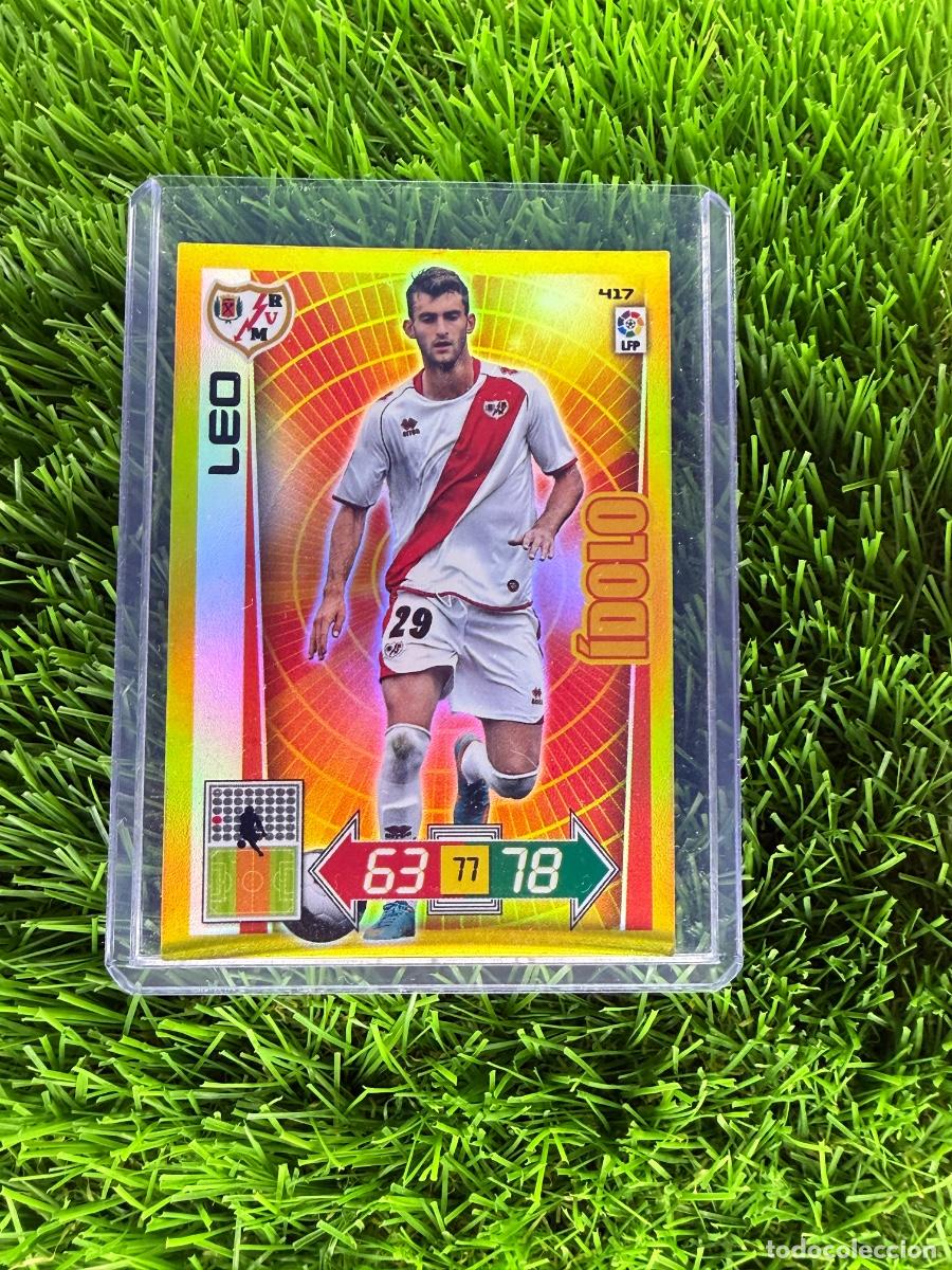 Cromos de f&uacute;tbol: N&ordm; 417 Leo &Iacute;dolo Rayo Vallecano Adrenalyn XL 12 13