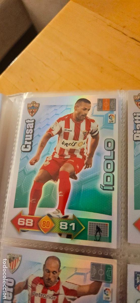Cromos de Futebol: Crusat - Almer&iacute;a - &Iacute;dolos - Adrenalyn 2010 2011 - 10 11 - Trading Card