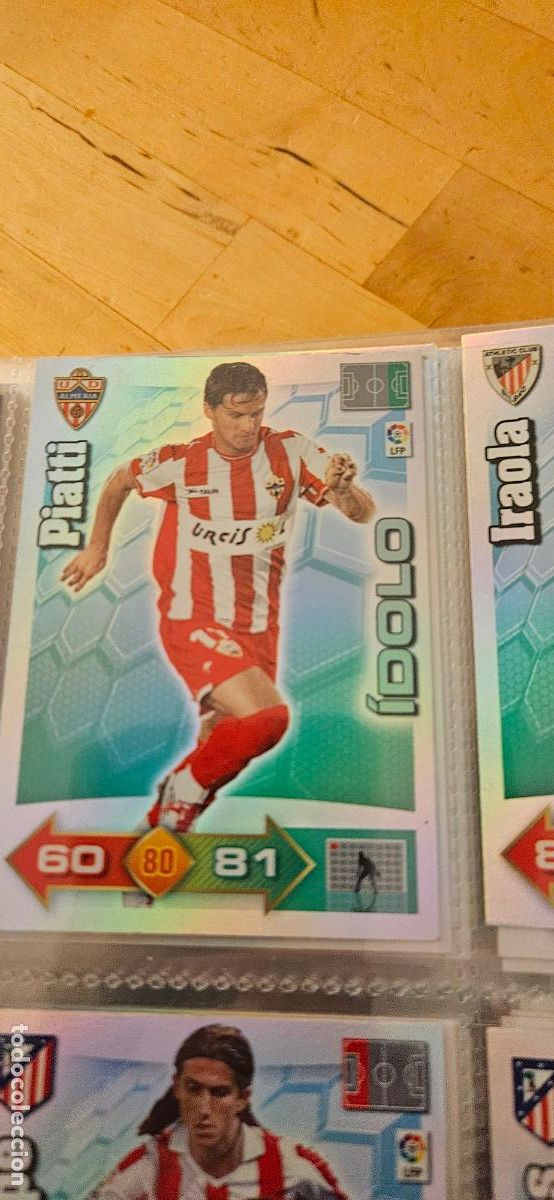 Cromos de Futebol: Piatti - Almer&iacute;a - &Iacute;dolos - Adrenalyn 2010 2011 - 10 11 - Trading Card