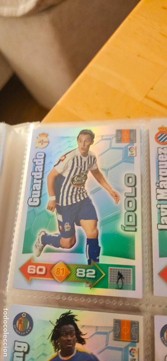 Cromos de Futebol: Guardado - Deportivo - &Iacute;dolos - Adrenalyn 2010 2011 - 10 11 - Trading Card