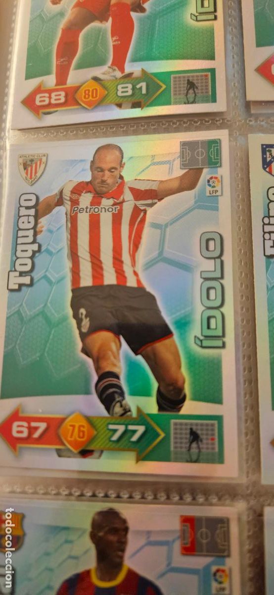 Cromos de Futebol: Toquero - Athletic Club - &Iacute;dolos - Adrenalyn 2010 2011 - 10 11 - Trading Card