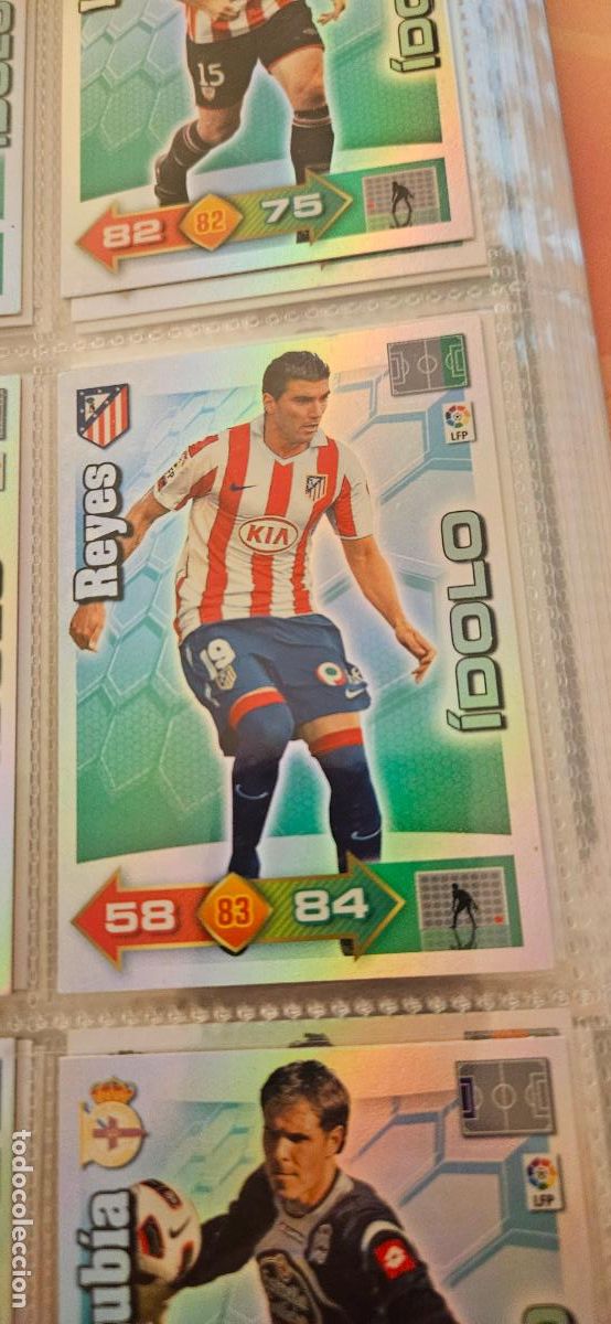 Cromos de Futebol: Reyes - Atl&eacute;tico de Madrid - &Iacute;dolos - Adrenalyn 2010 2011 - 10 11 - Trading Card