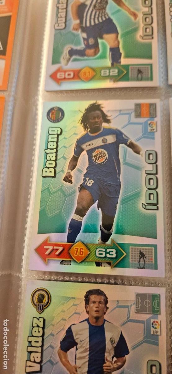 Cromos de Futebol: Boateng - Getafe - &Iacute;dolos - Adrenalyn 2010 2011 - 10 11 - Trading Card