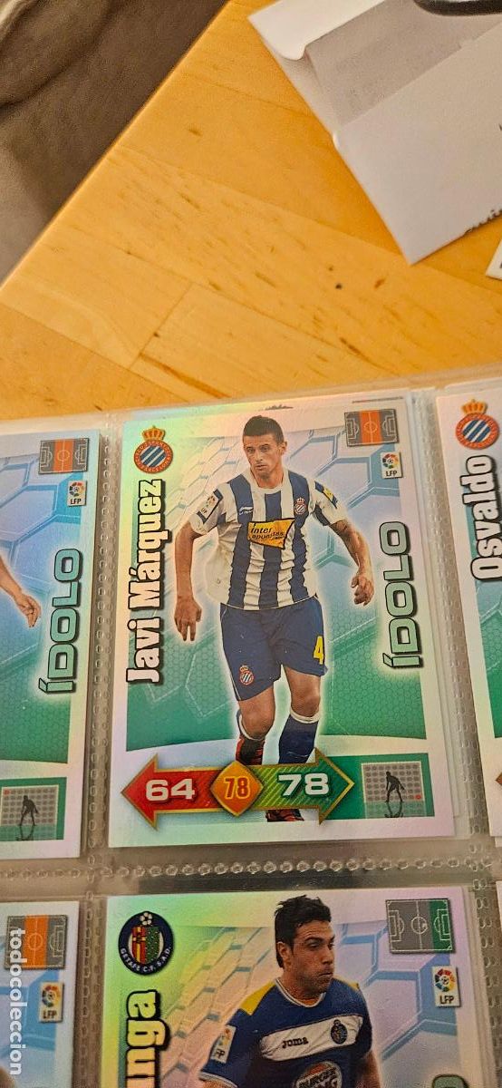 Cromos de Futebol: Javi M&aacute;rquez - Espanyol - &Iacute;dolos - Adrenalyn 2010 2011 - 10 11 - Trading Card