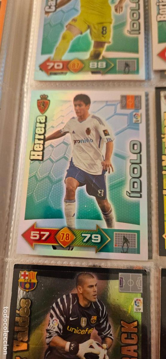 Fu&szlig;ball-Sticker: Ander Herrera - Zaragoza - &Iacute;dolos - Adrenalyn 2010 2011 - 10 11 - Trading Card