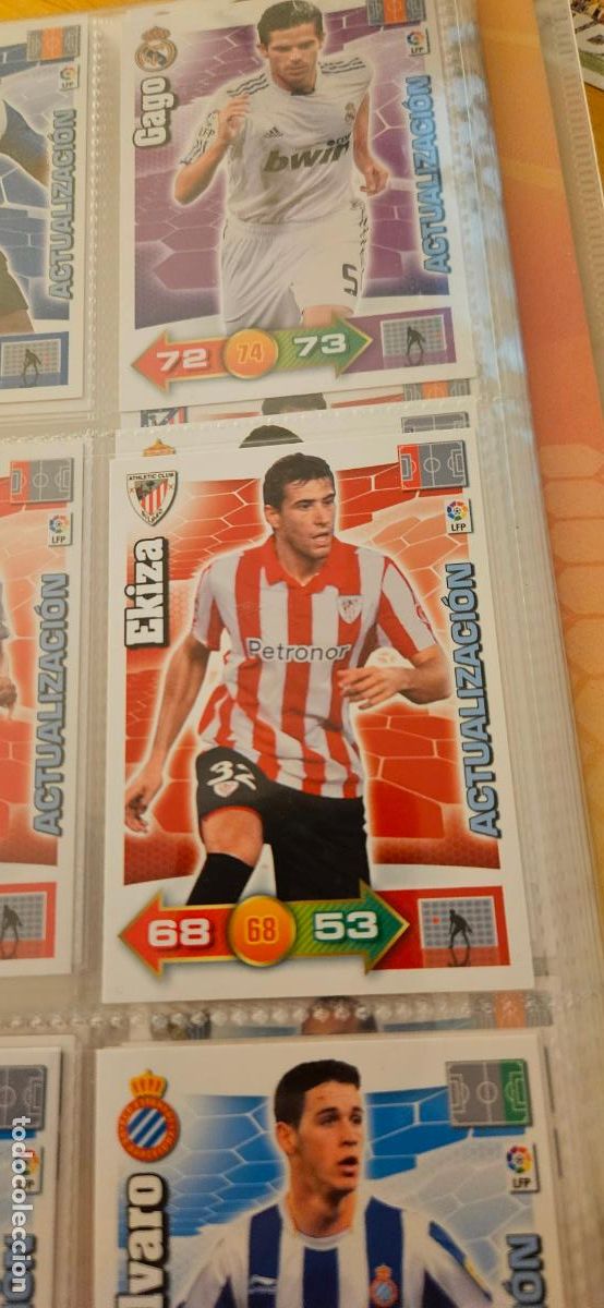 Fu&szlig;ball-Sticker: Ekiza - Athletic Club - Actualizaci&oacute;n - Adrenalyn 2010 2011 - 10 11 - Trading Card