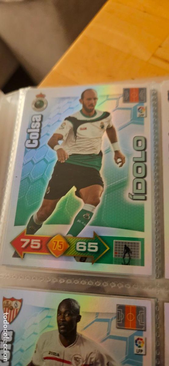 Fu&szlig;ball-Sticker: Colsa - Racing de Santander - &Iacute;dolos - Adrenalyn 2010 2011 - 10 11 - Trading Card