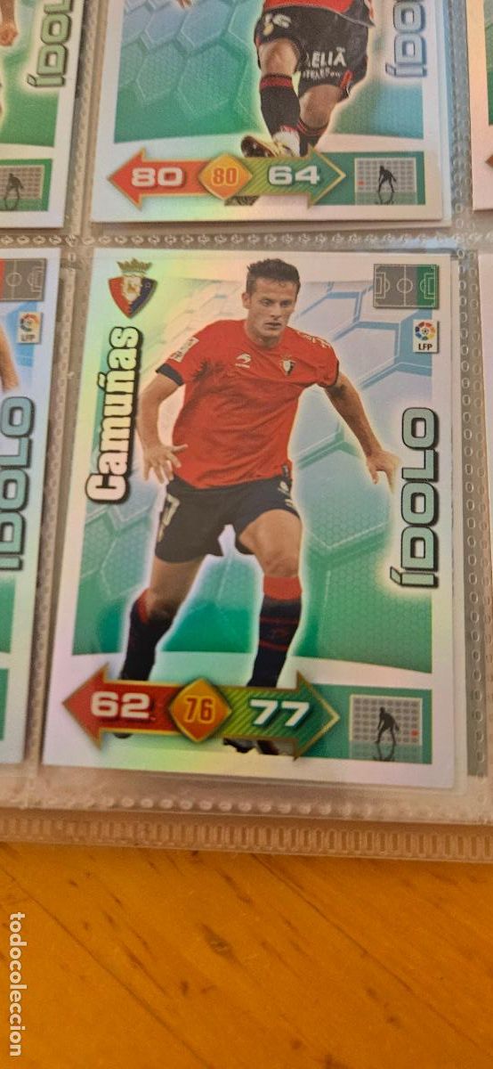 Figurine di Calcio: Camu&ntilde;as - Osasuna - &Iacute;dolos - Adrenalyn 2010 2011 - 10 11 - Trading Card