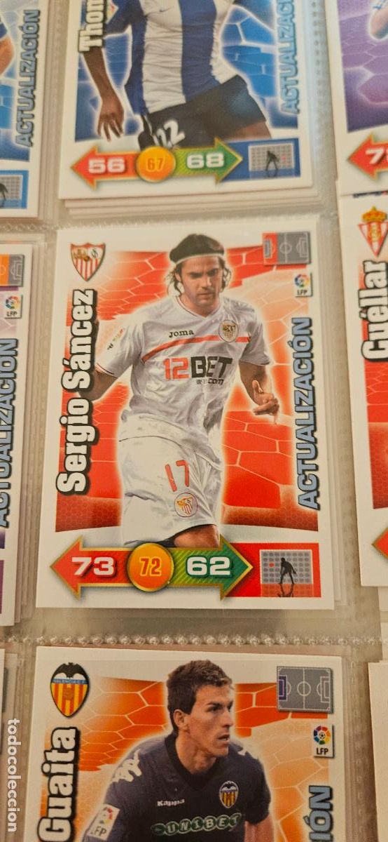Figurine di Calcio: Sergio S&aacute;nchez - Sevilla - Actualizaci&oacute;n - Adrenalyn 2010 2011 - 10 11 - Trading Card