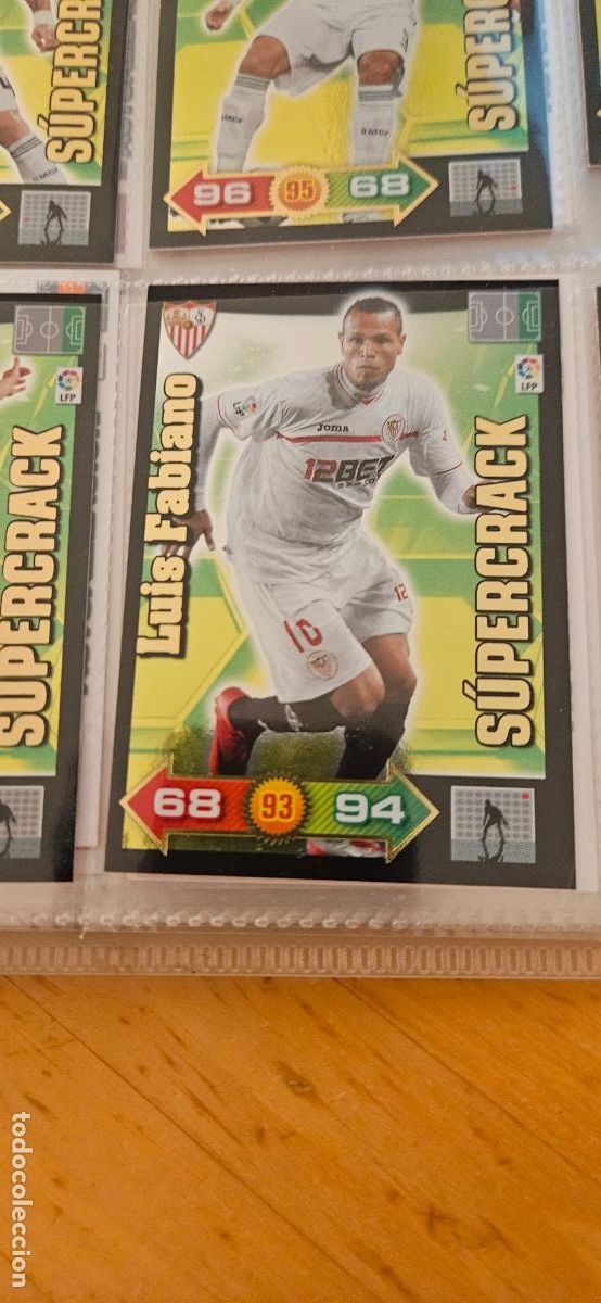 Figurine di Calcio: Luis Fabiano - Sevilla - S&uacute;percracks - Adrenalyn 2010 2011 - 10 11 - Trading Card