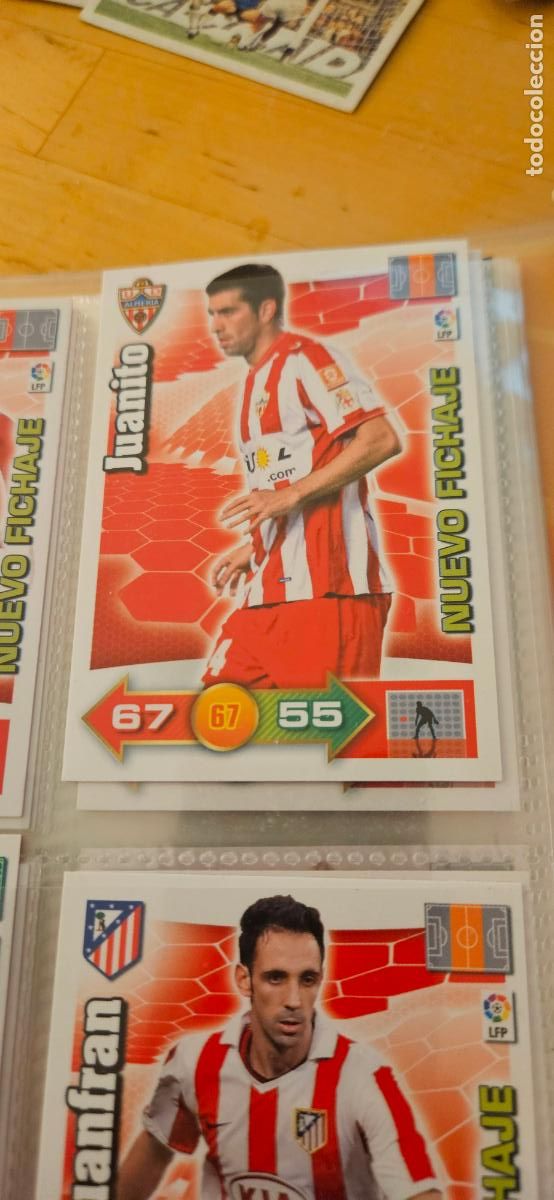 Figurine di Calcio: Juanito - Almer&iacute;a - Nuevo Fichaje - Adrenalyn 2010 2011 - 10 11 - Trading Card