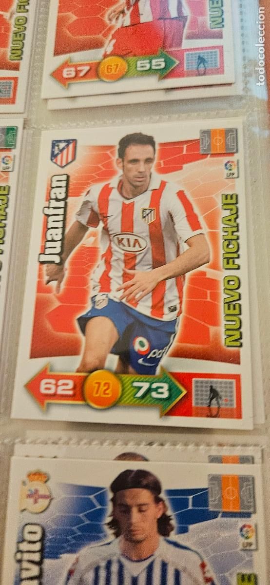 Figurine di Calcio: El&iacute;as - Atl&eacute;tico de Madrid - Nuevo Fichaje - Adrenalyn 2010 2011 - 10 11 - Trading Card