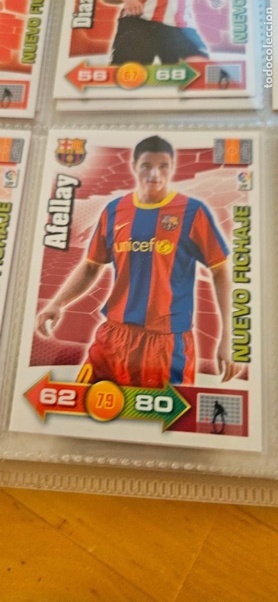 Fu&szlig;ball-Sticker: Afellay - Barcelona - Nuevo Fichaje - Adrenalyn 2010 2011 - 10 11 - Trading Card
