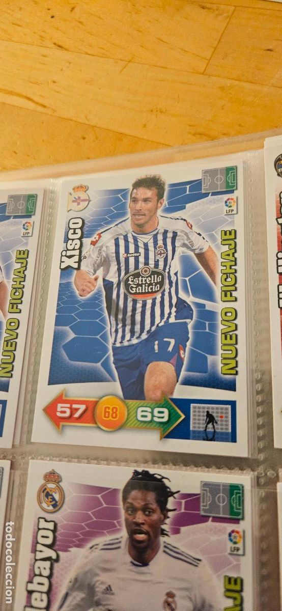 Fu&szlig;ball-Sticker: Xisco - Deportivo - Nuevo Fichaje - Adrenalyn 2010 2011 - 10 11 - Trading Card