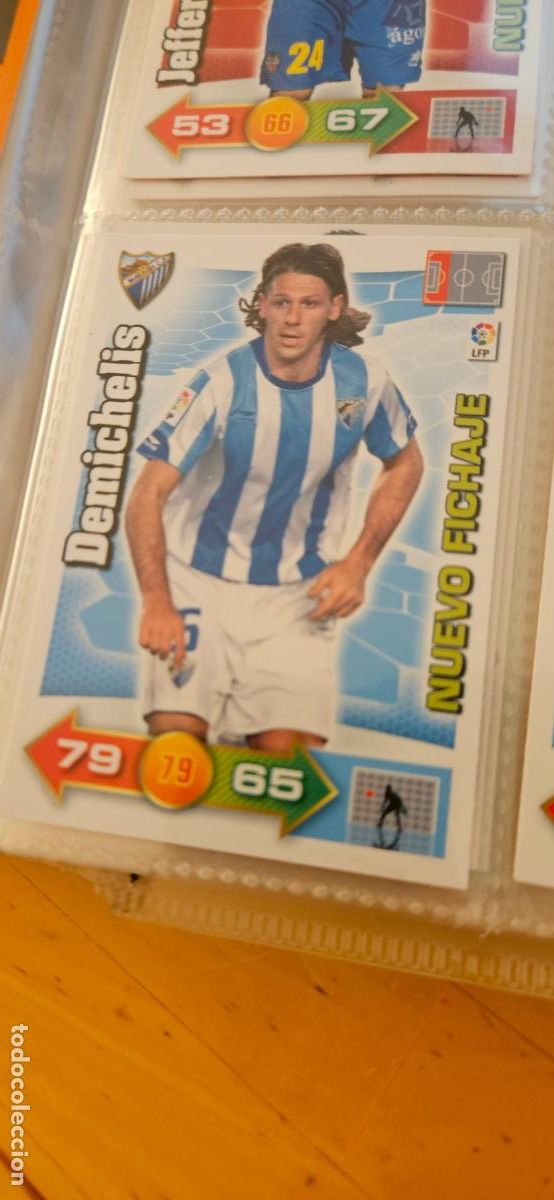 Figurine di Calcio: Demichelis - M&aacute;laga - Nuevo Fichaje - Adrenalyn 2010 2011 - 10 11 - Trading Card