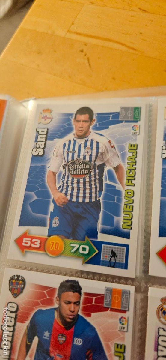 Figurine di Calcio: Sand - Deportivo - Nuevo Fichaje - Adrenalyn 2010 2011 - 10 11 - Trading Card