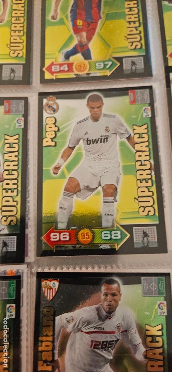 Figurine di Calcio: Pepe - Real Madrid - S&uacute;percracks - Adrenalyn 2010 2011 - 10 11 - Trading Card