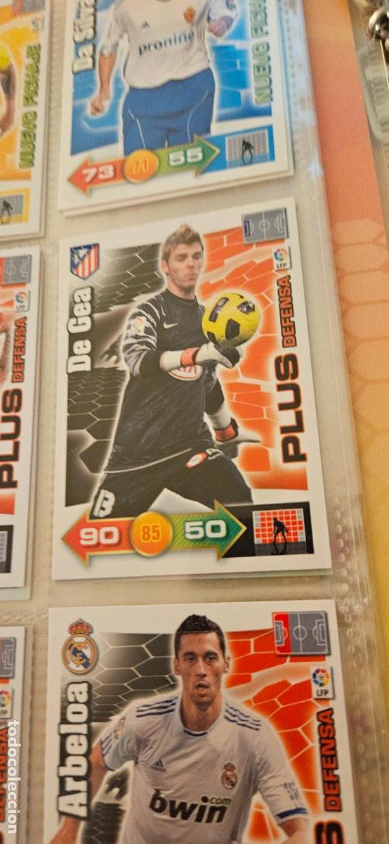 Figurine di Calcio: De Gea - Atl&eacute;tico de Madrid - Plus Defensa - Adrenalyn 2010 2011 - 10 11 - Trading Card