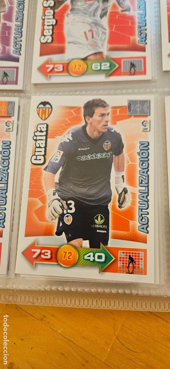 Figurine di Calcio: Guaita - Valencia - Actualizaci&oacute;n - Adrenalyn 2010 2011 - 10 11 - Trading Card