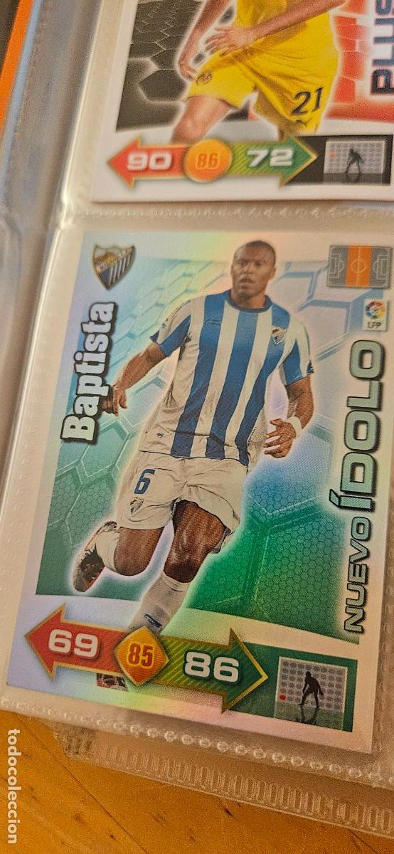 Figurine di Calcio: Baptista - M&aacute;laga - Nuevo &Iacute;dolo - Adrenalyn 2010 2011 - 10 11 - Trading Card