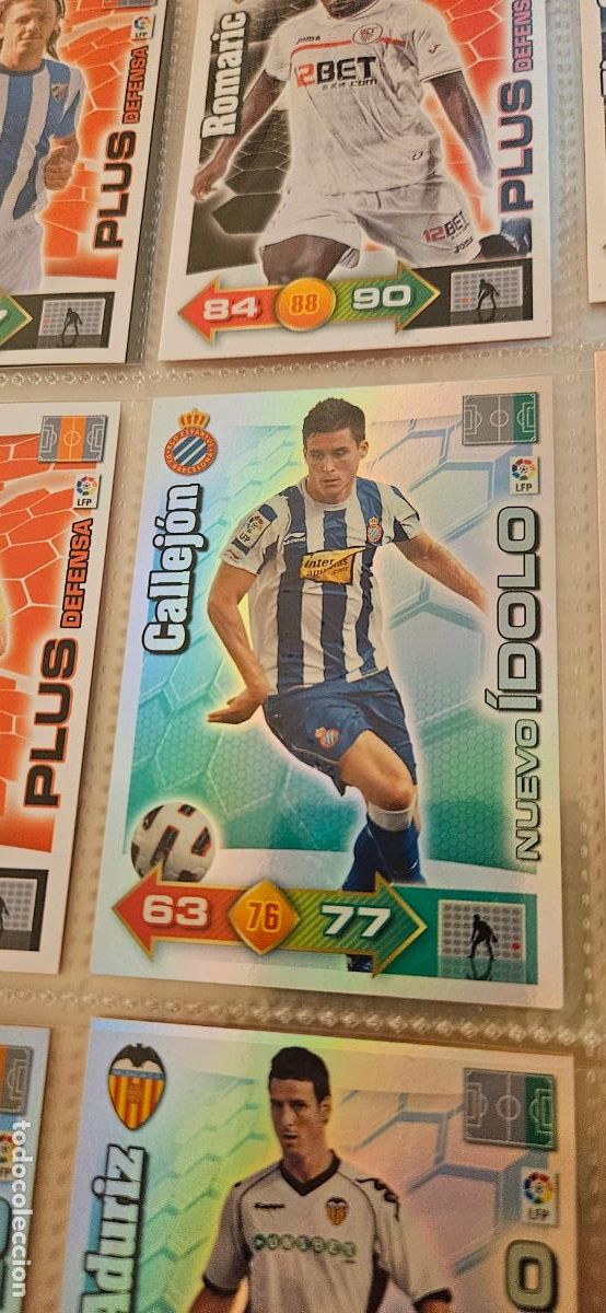 Figurine di Calcio: Callej&oacute;n - Espanyol - Nuevo &Iacute;dolo - Adrenalyn 2010 2011 - 10 11 - Trading Card