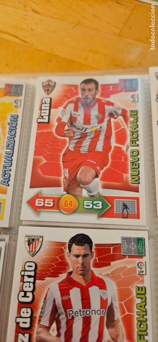 Figurine di Calcio: Luna - Almer&iacute;a - Nuevo Fichaje - Adrenalyn 2010 2011 - 10 11 - Trading Card