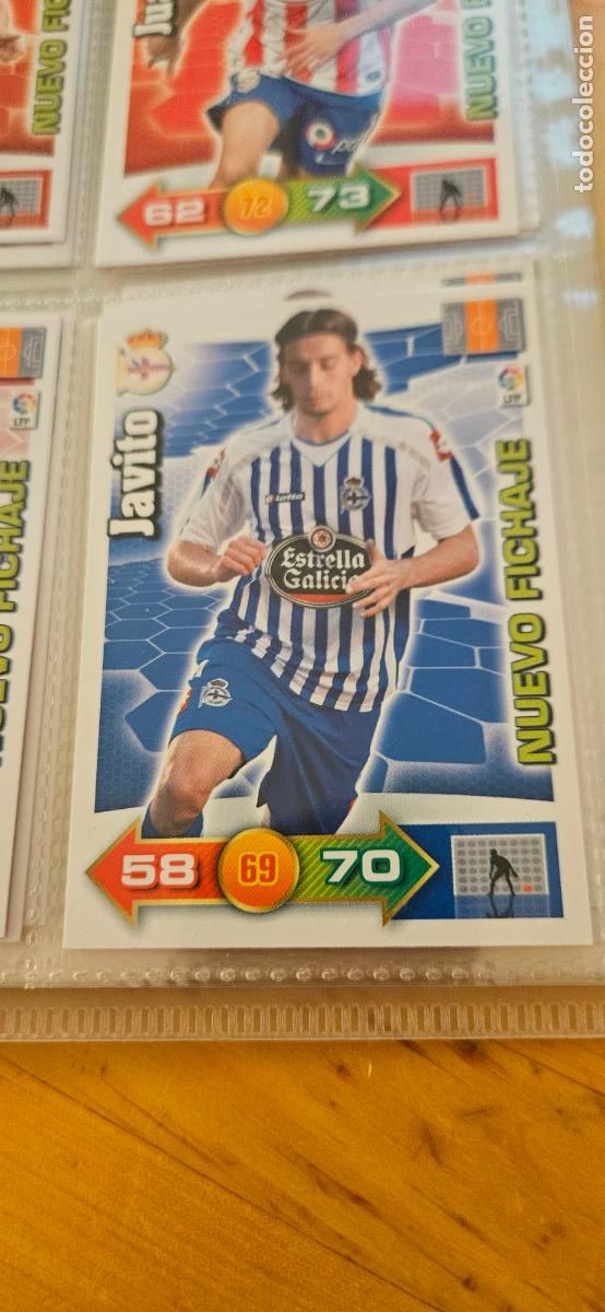 Figurine di Calcio: Javito - Deportivo - Nuevo Fichaje - Adrenalyn 2010 2011 - 10 11 - Trading Card