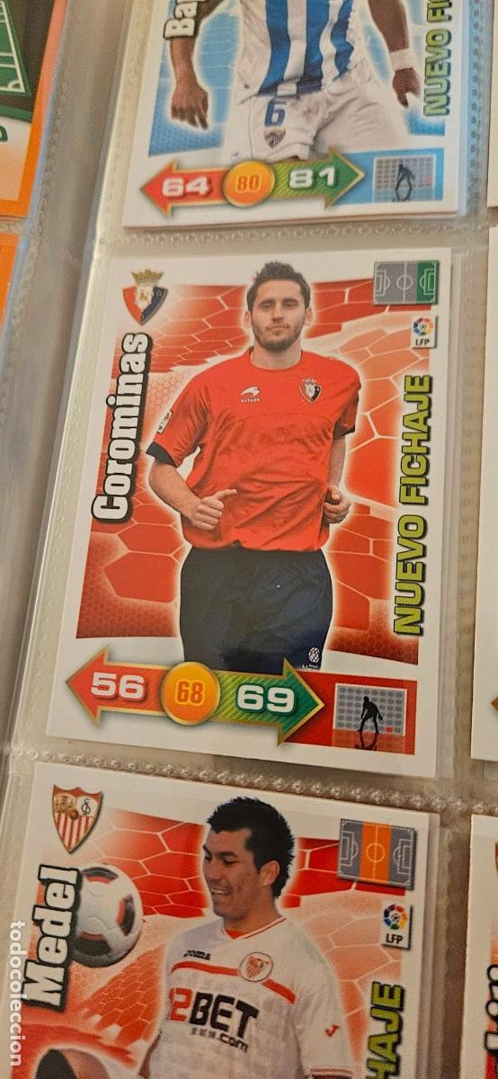 Figurine di Calcio: Corominas - Osasuna - Nuevo Fichaje - Adrenalyn 2010 2011 - 10 11 - Trading Card