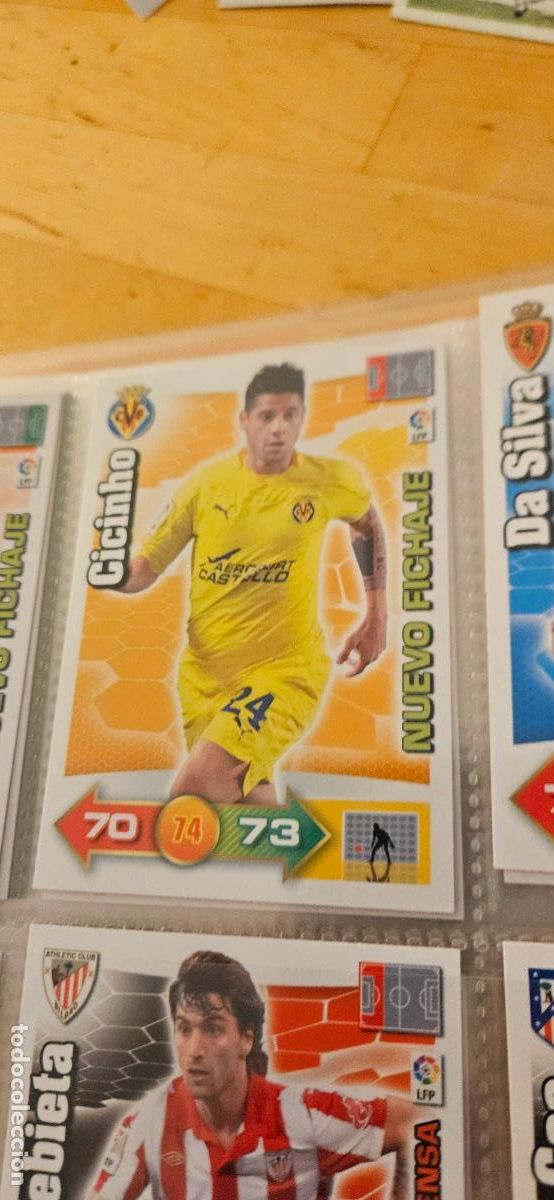 Cromos de f&uacute;tbol: Cicinho - Villarreal - Nuevo Fichaje - Adrenalyn 2010 2011 - 10 11 - Trading Card