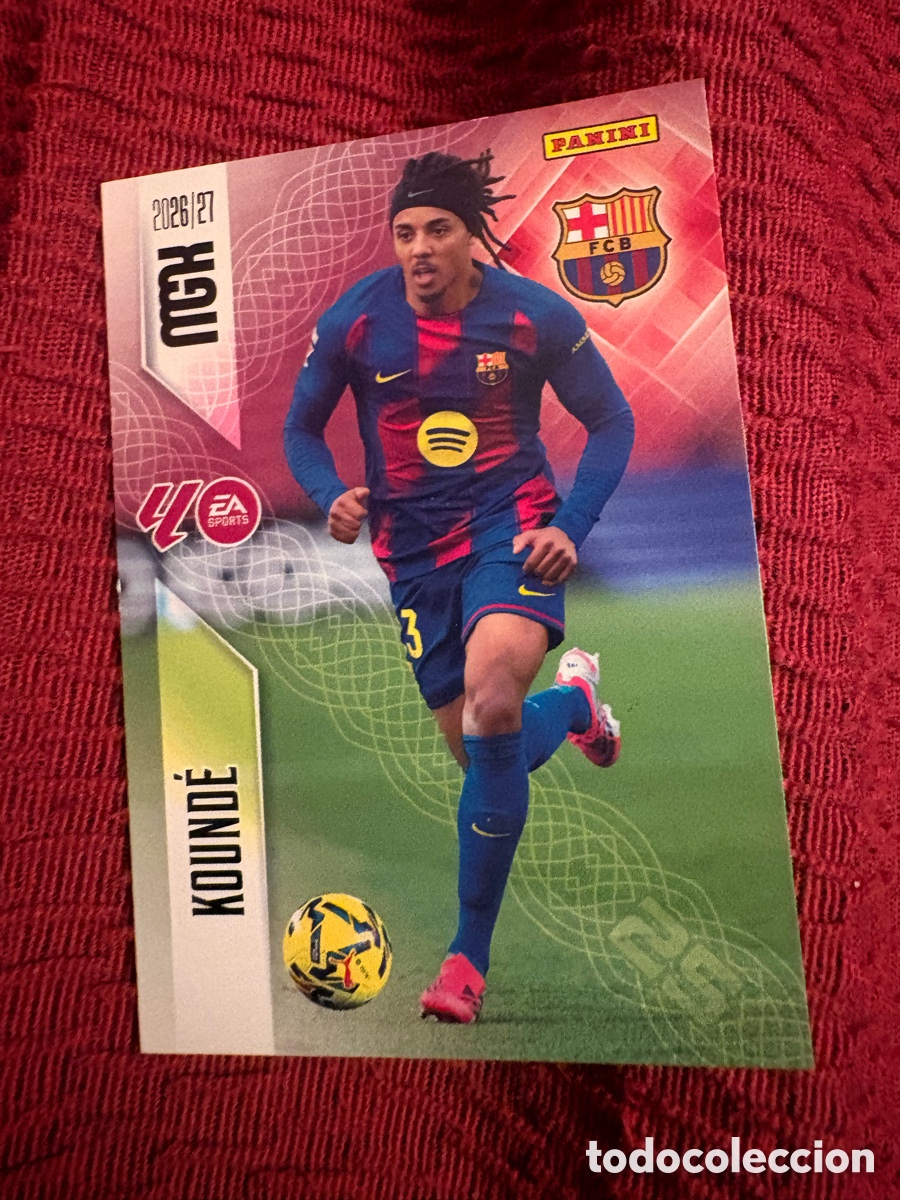 Cromos de f&uacute;tbol: Kounde n&uacute;mero 76 del Barcelona megacracks 26-27 2026-2027