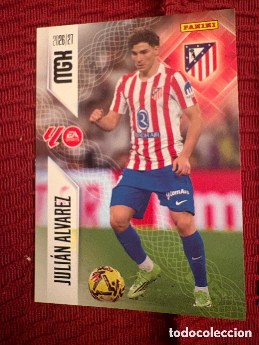 Cromos de f&uacute;tbol: 71 MegaCracks 2026 2027 Juli&aacute;n &Aacute;lvarez - Atl&eacute;tico de Madrid