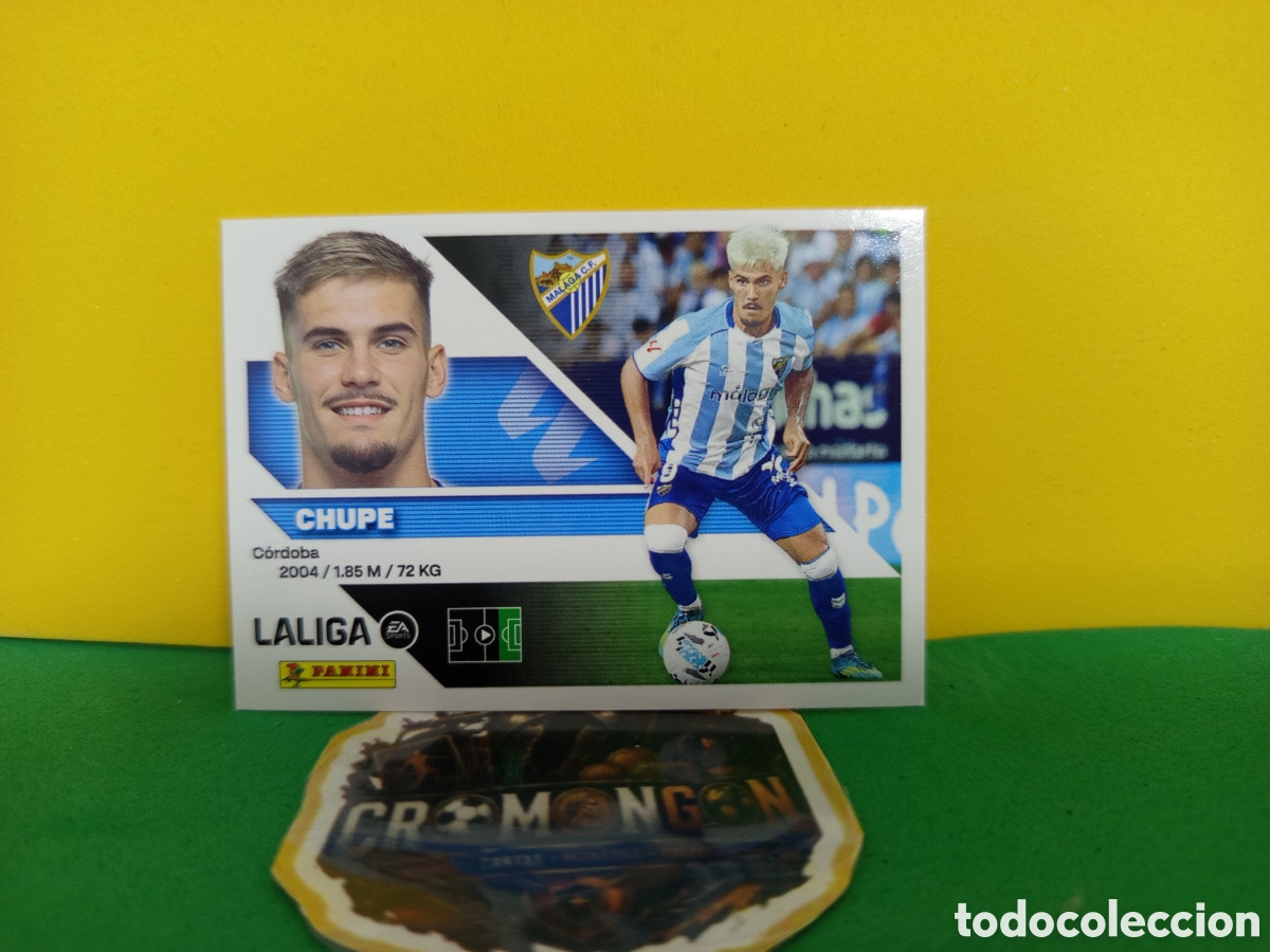 Cromos de f&uacute;tbol: ❇️ CROMO ⚽ CHUPE M&Aacute;LAGA LIGA 26 27 2026 2027 EDICIONES ESTE PANINI SIN PEGAR❇️