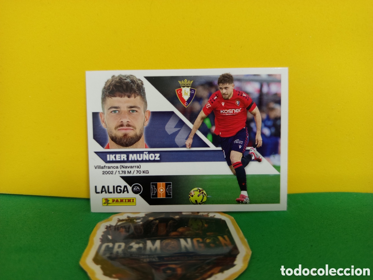 Cromos de f&uacute;tbol: ❇️ CROMO ⚽ IKER MU&Ntilde;OZ OSASUNA LIGA 26 27 2026 2027 EDICIONES ESTE PANINI SIN PEGAR❇️