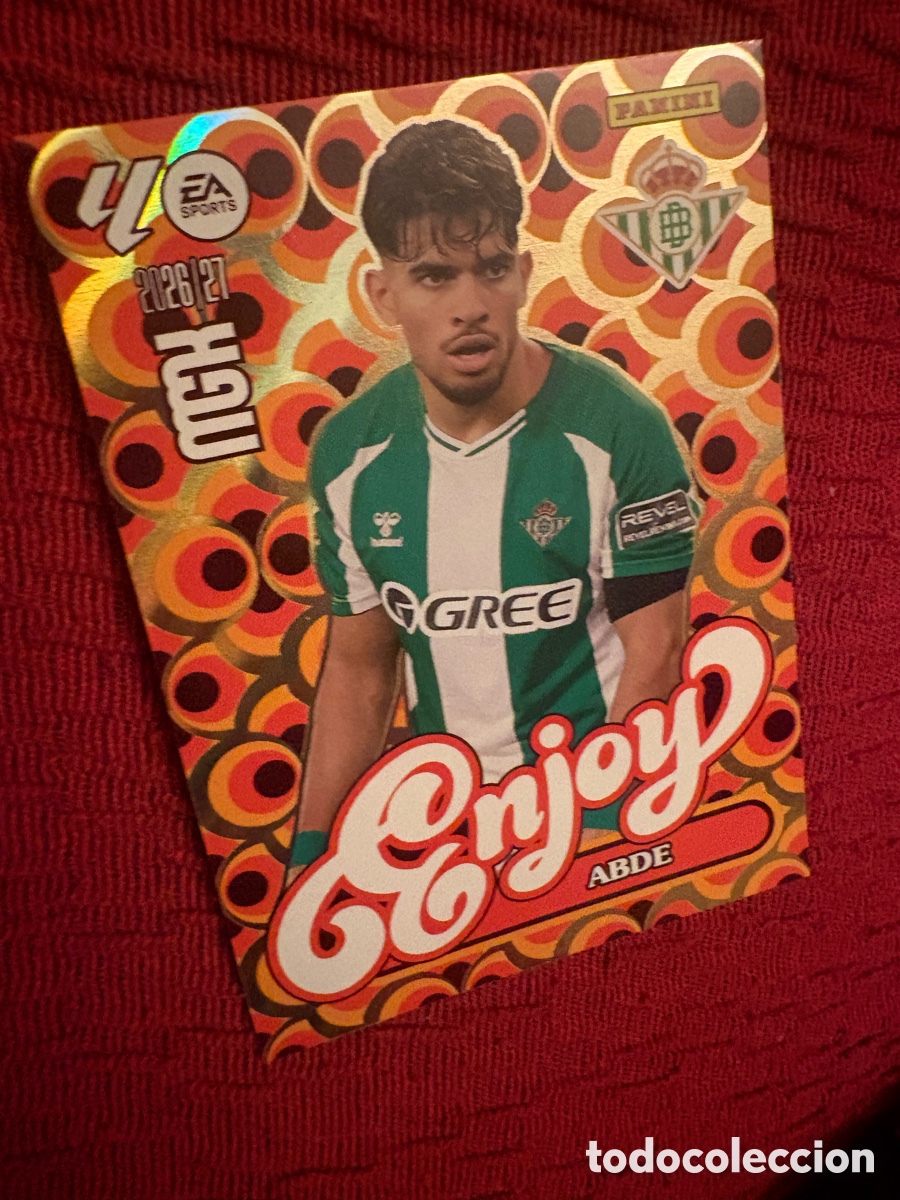 Cromos de f&uacute;tbol: Abde serie enjoy n&uacute;mero 379 del Betis megacracks 26-27 2026-2027