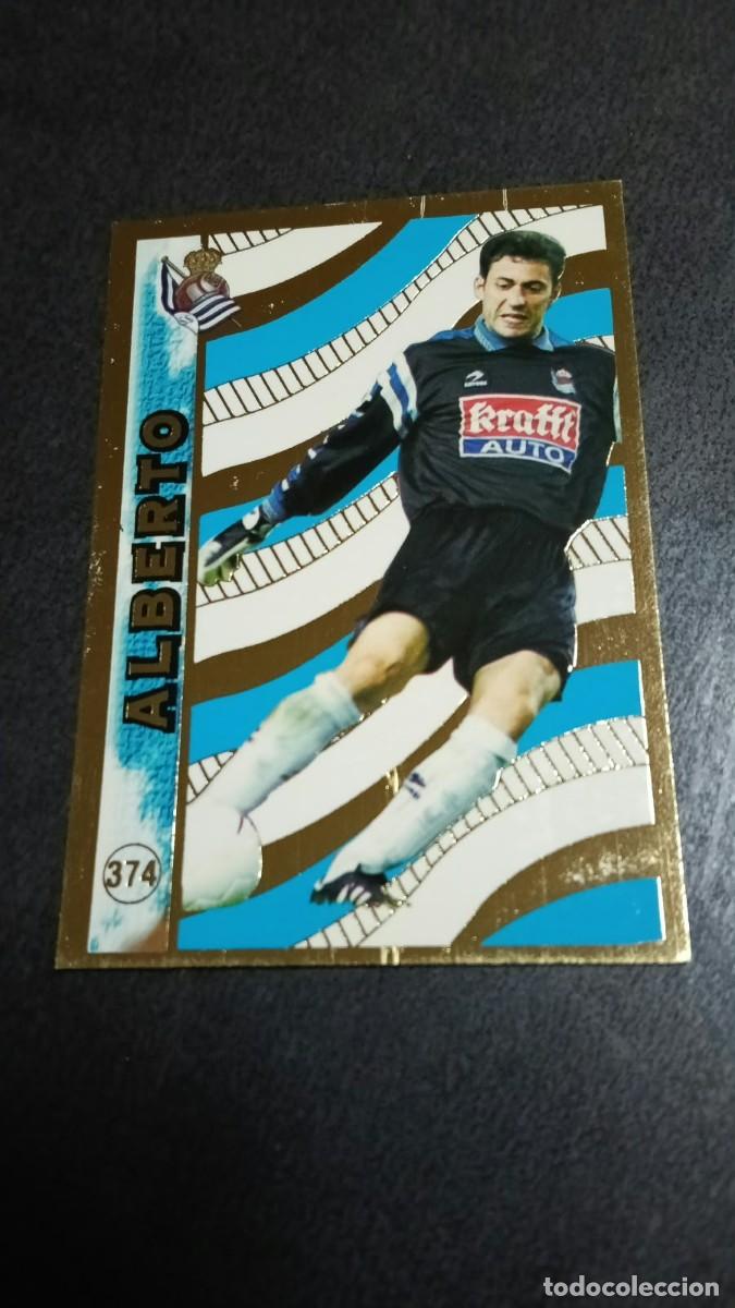 Cromos de f&uacute;tbol: 374 Alberto Real Sociedad Mundicromo 1998 1999