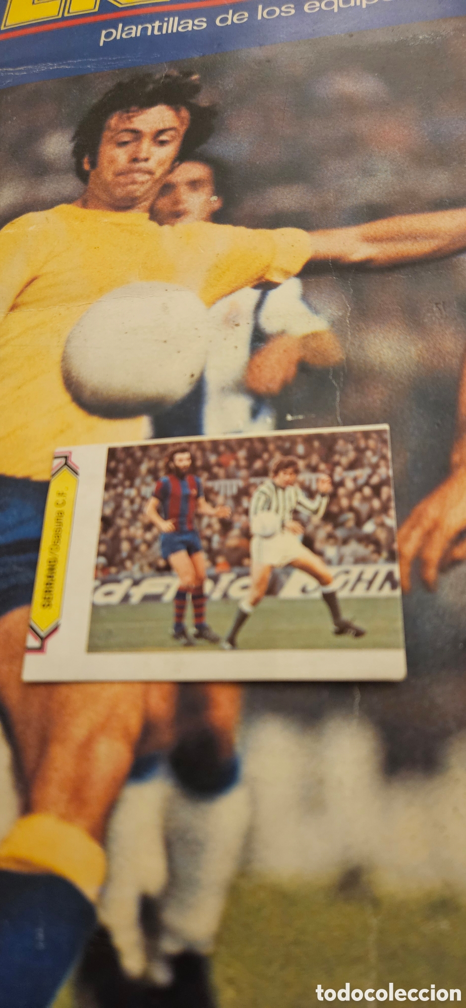 Cromos de f&uacute;tbol: Carde&ntilde;osa 7 error en acci&oacute;n este 1980 1981 80 81 despegados