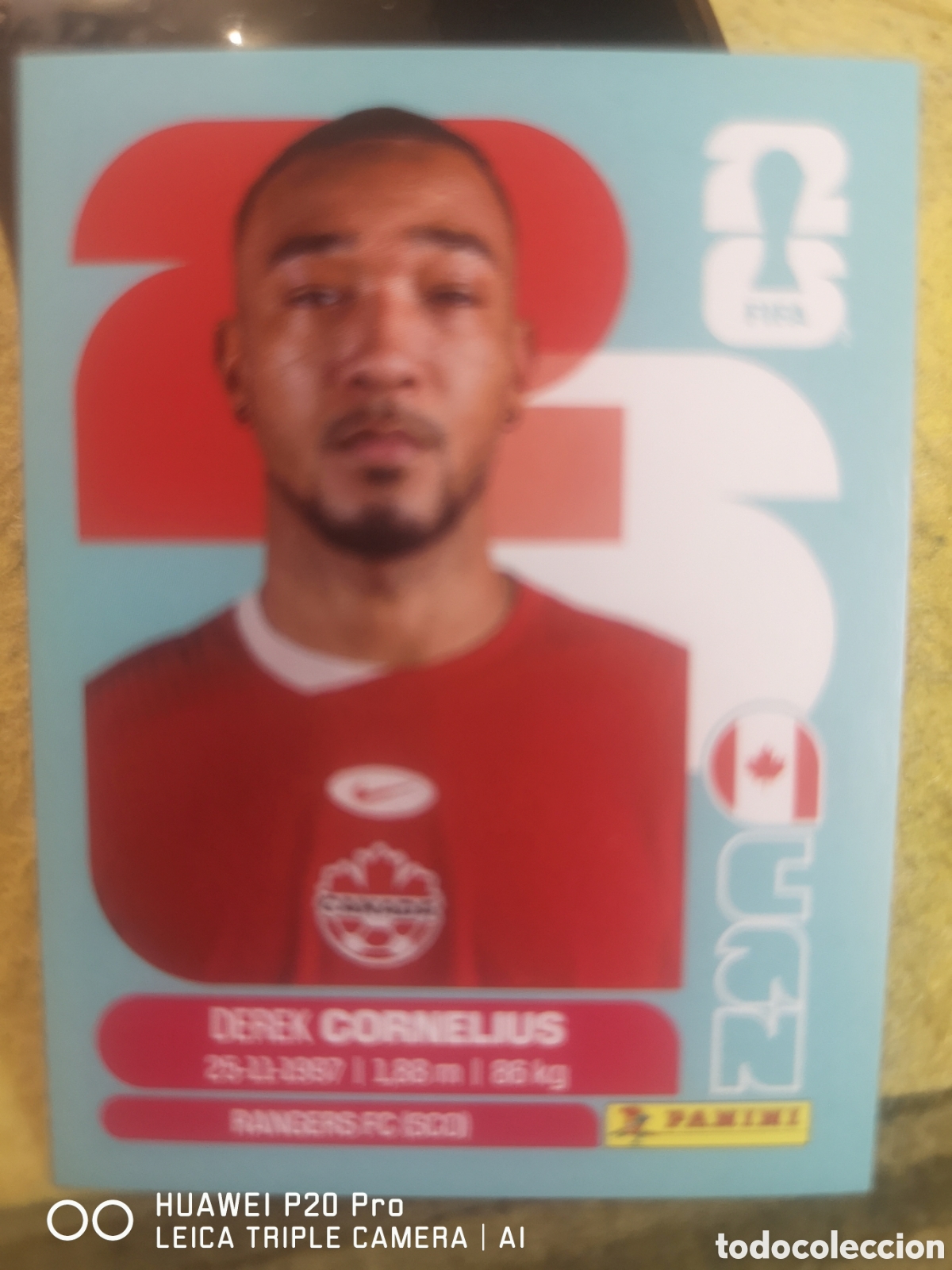 Cromos de f&uacute;tbol: FIFA WORLD CUP MUNDIAL 2026 CORNELIUS - CAN 7