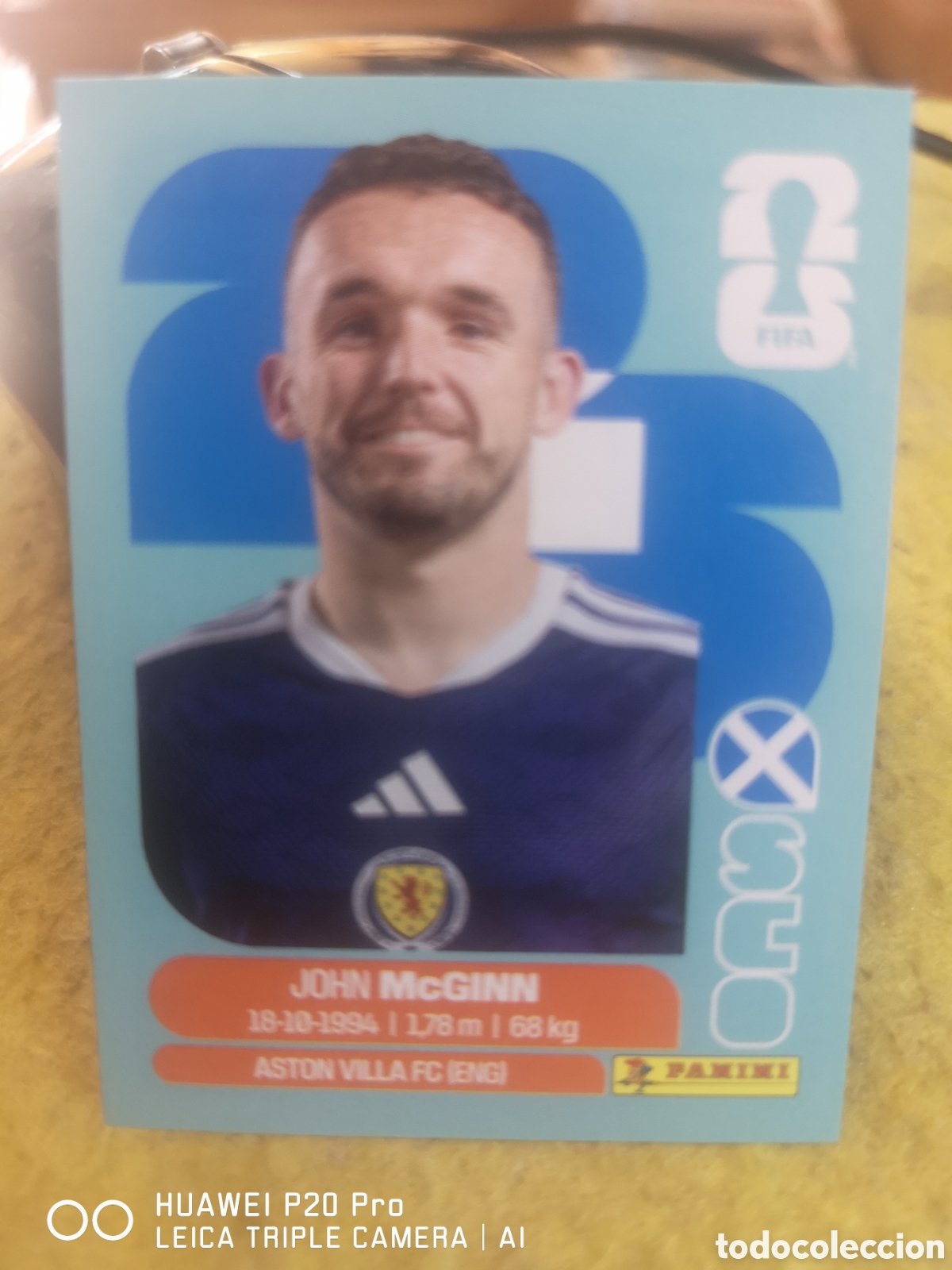 Cromos de f&uacute;tbol: FIFA WORLD CUP MUNDIAL 2026 McGINN - SCO 17