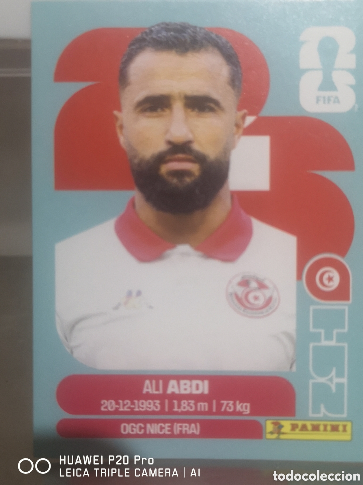 Cromos de f&uacute;tbol: FIFA WORLD CUP MUNDIAL 2026 ALI ABDI - TUN 7