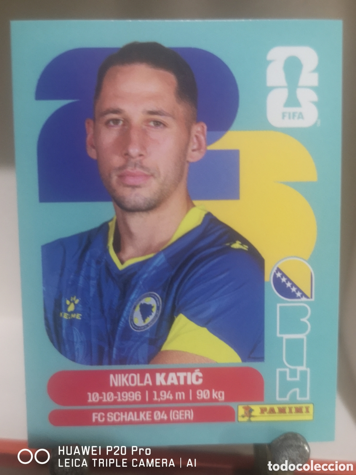 Cromos de f&uacute;tbol: FIFA WORLD CUP MUNDIAL 2026 NIKOLA KATIC - BIH 7