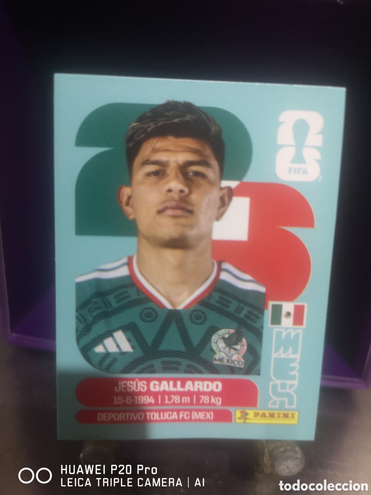 Cromos de f&uacute;tbol: FIFA WORLD CUP MUNDIAL 2026 JESUS GALLARDO - MEX 6