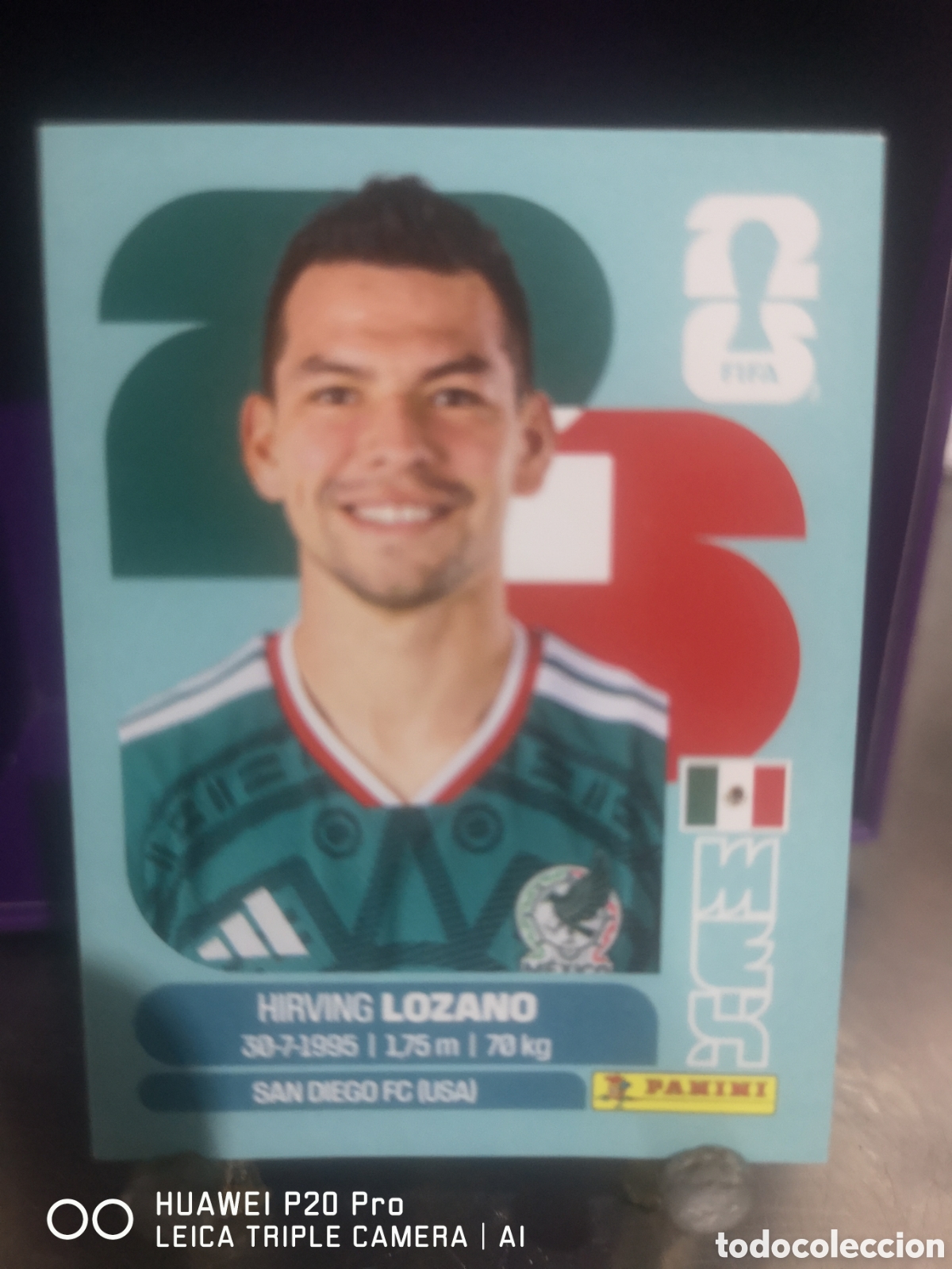 Cromos de f&uacute;tbol: FIFA WORLD CUP MUNDIAL 2026 HIRVING LOZANO - MEX 15