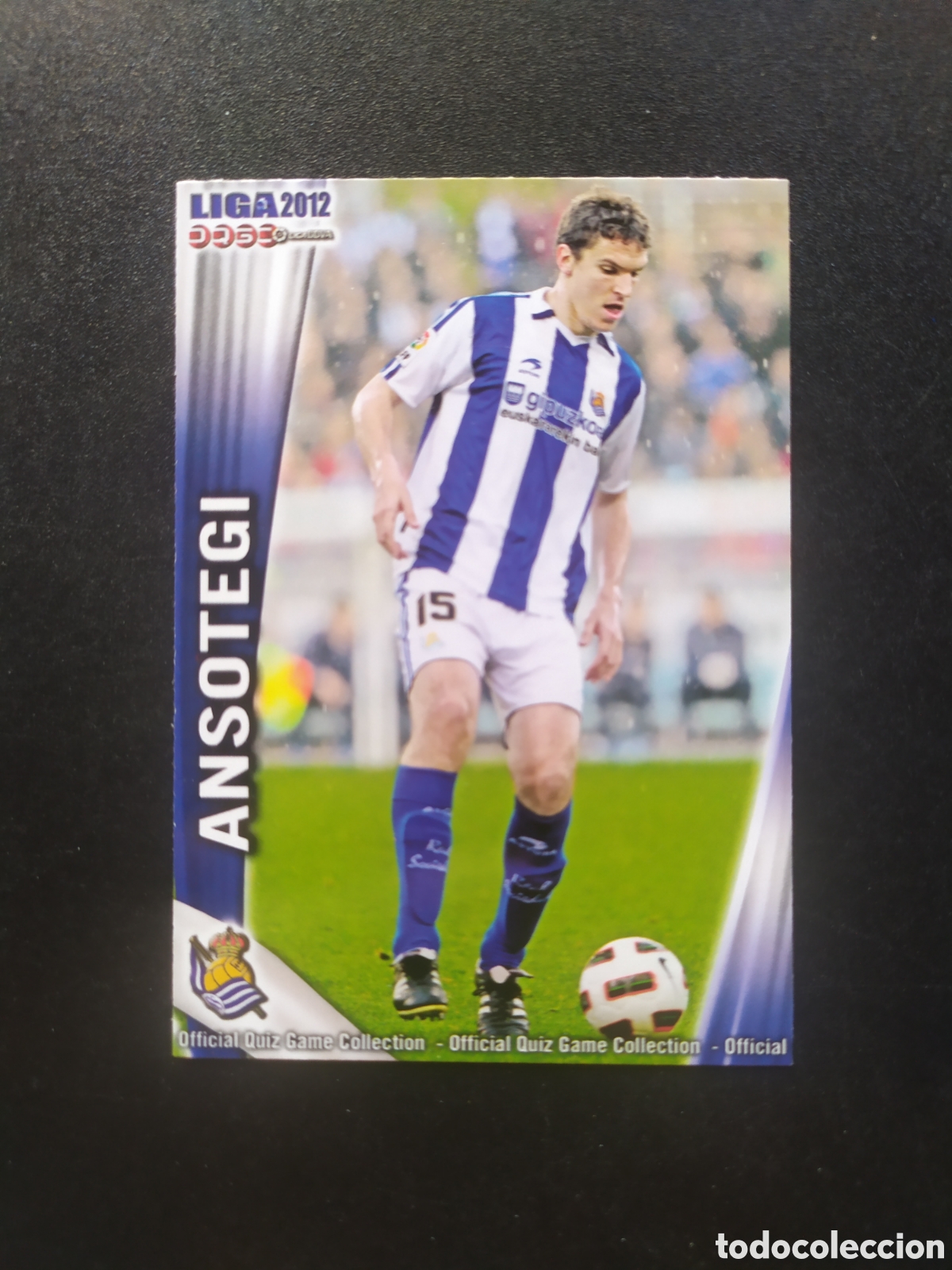 Cromos de f&uacute;tbol: Mundicromo fichas Liga 2011 2012 11 12 Ansotegi n&deg; 385 Real Sociedad