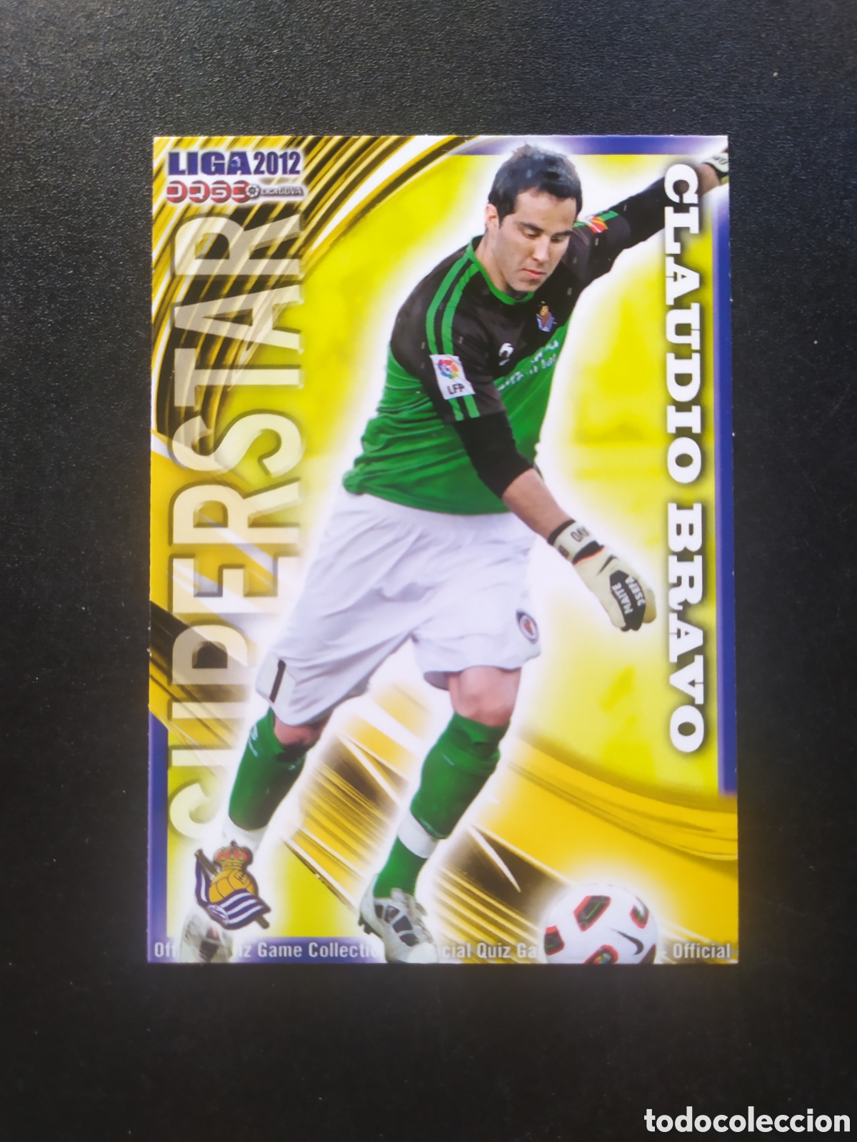 Cromos de f&uacute;tbol: Mundicromo fichas Liga 2011 2012 11 12 Bravo superstar mate n&deg; 401 Real Sociedad