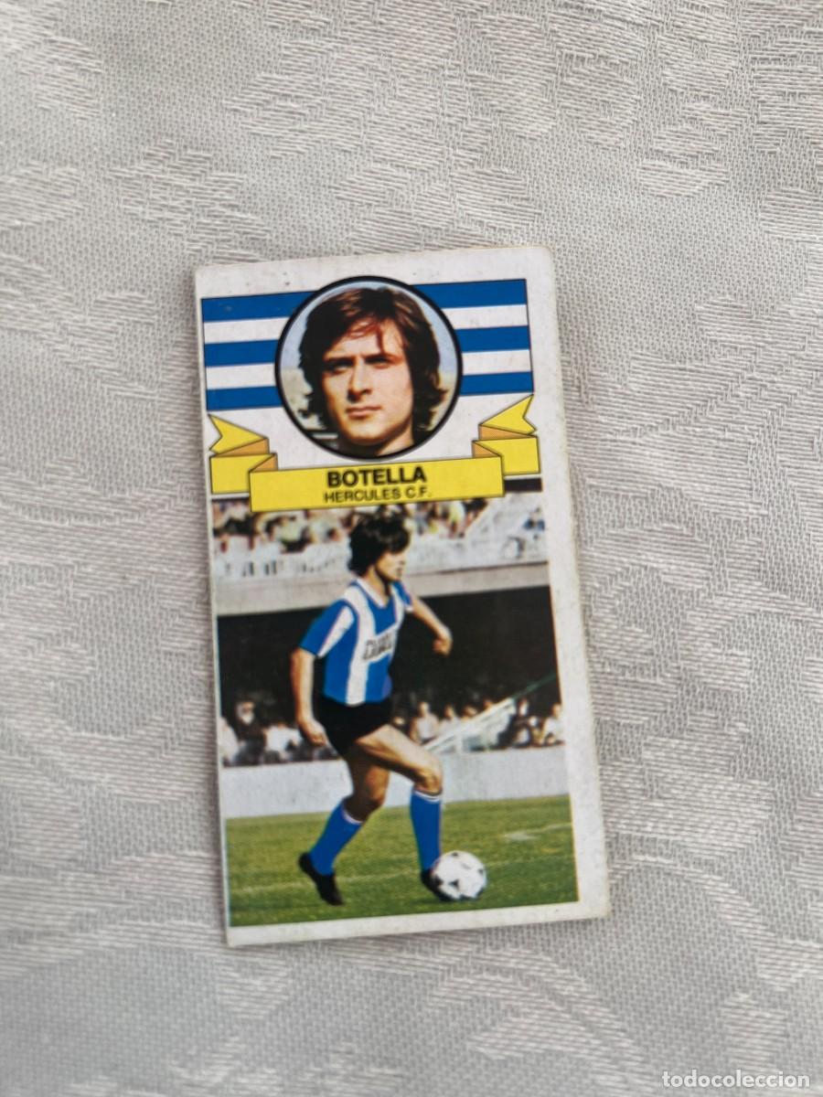 Cromos de f&uacute;tbol: FICHAJE 14 BIS BOTELLA H&Eacute;RCULES LIGA ESTE 1985 1986 85 86