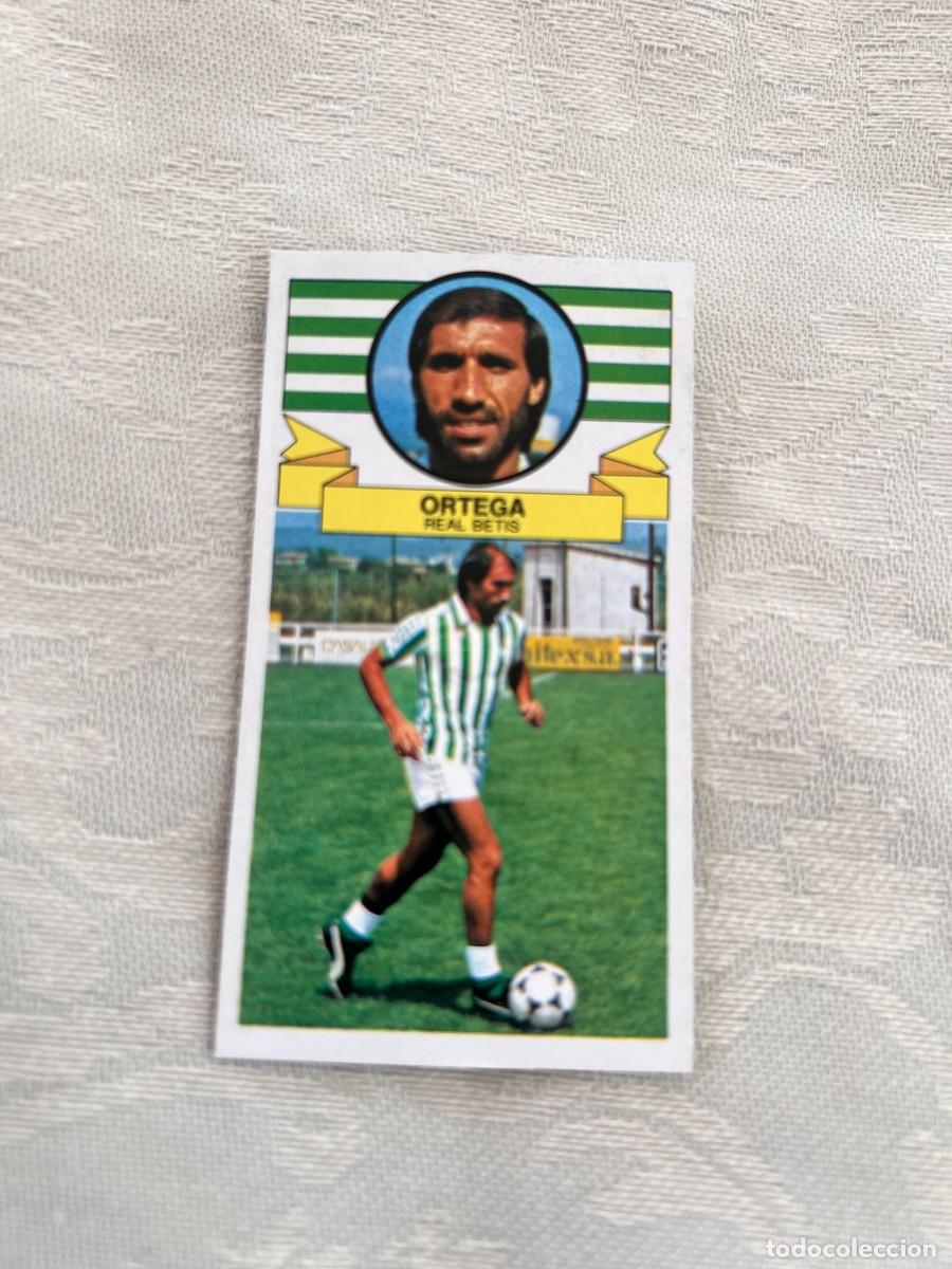 Cromos de f&uacute;tbol: ORTEGA REAL BETIS VERSI&Oacute;N NO COLOCA LIGA ESTE 1985 1986 85 86